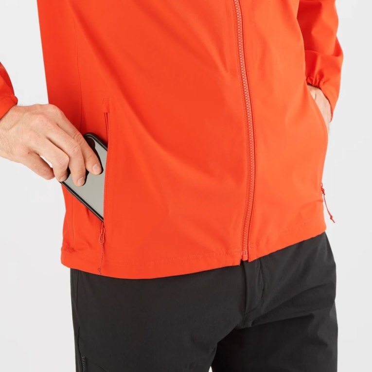 Orange Salomon Essential Waterproof 2.5 L Men's Shell Jackets | PH 51763I